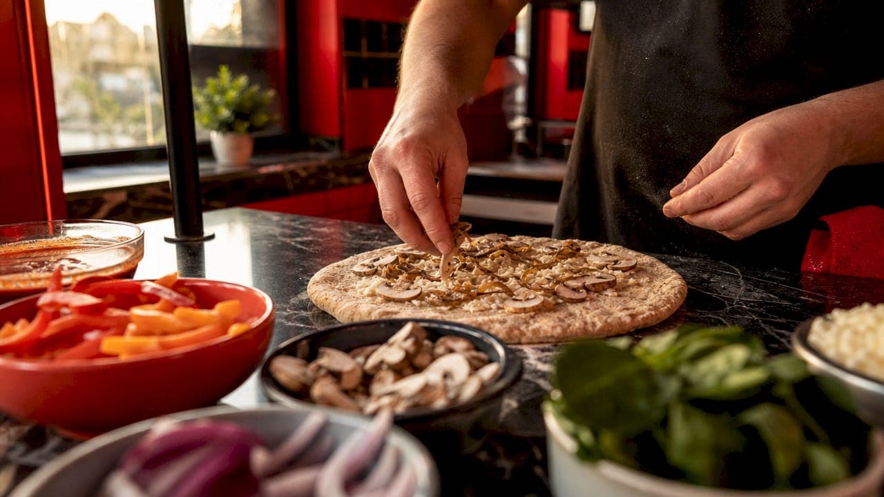 How to pair toppings on a multigrain pizza base