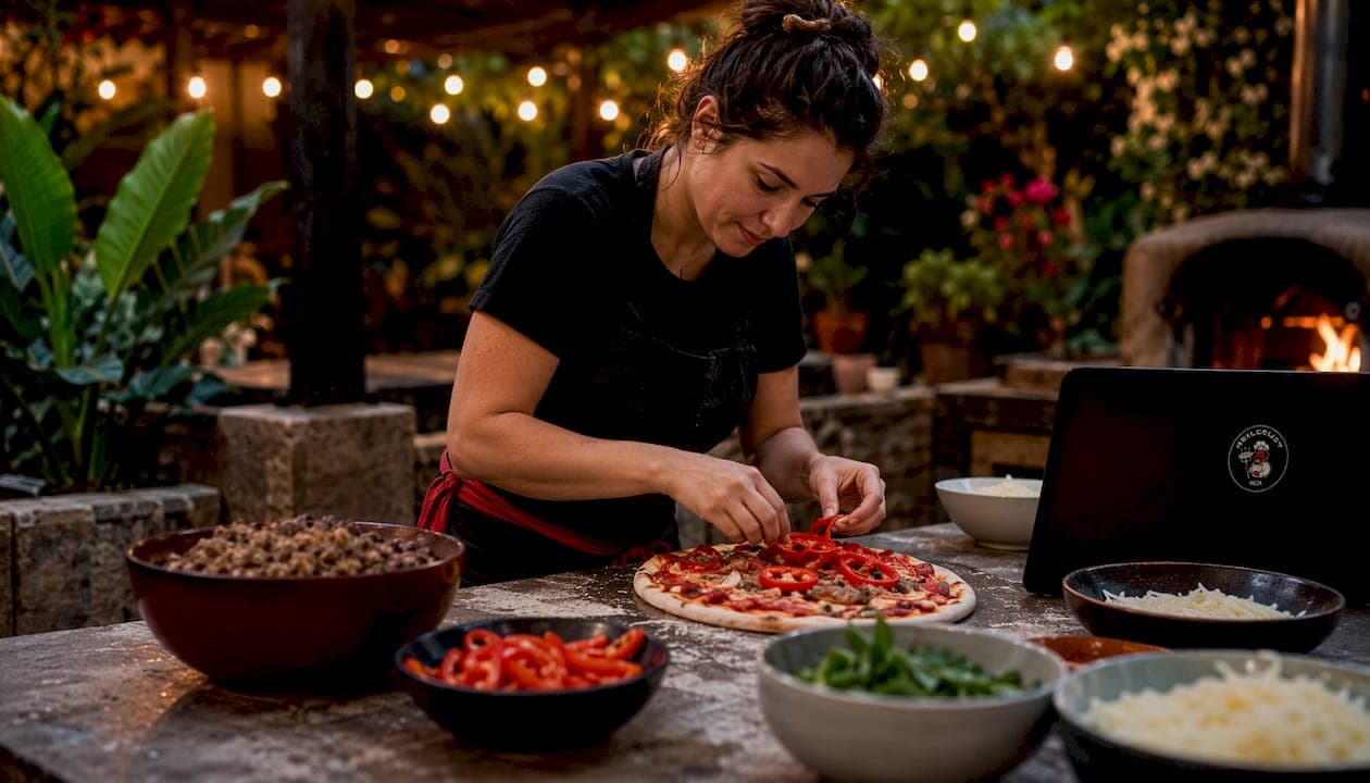Experiment with spicy pizza topping combos at home