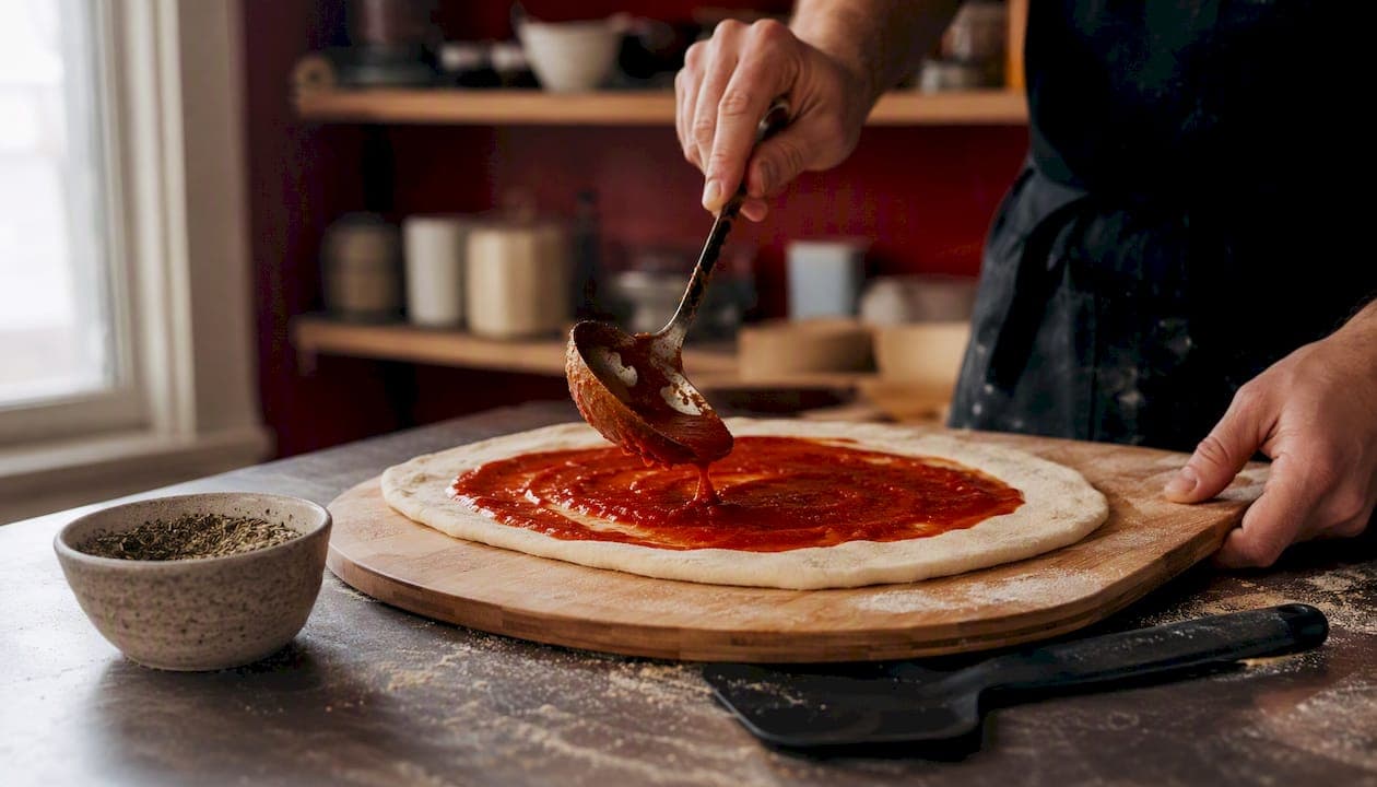 How sauce shapes pizza flavour: a home cook's guide