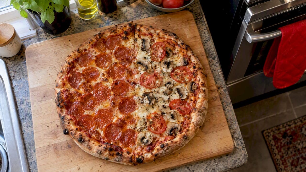 Half and Half Pizza: How to Order, Build and Bake One